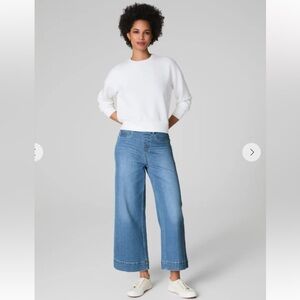 SPANX Spanxshape Original Everywear Cropped Wide Leg Jeans Size XS NWT